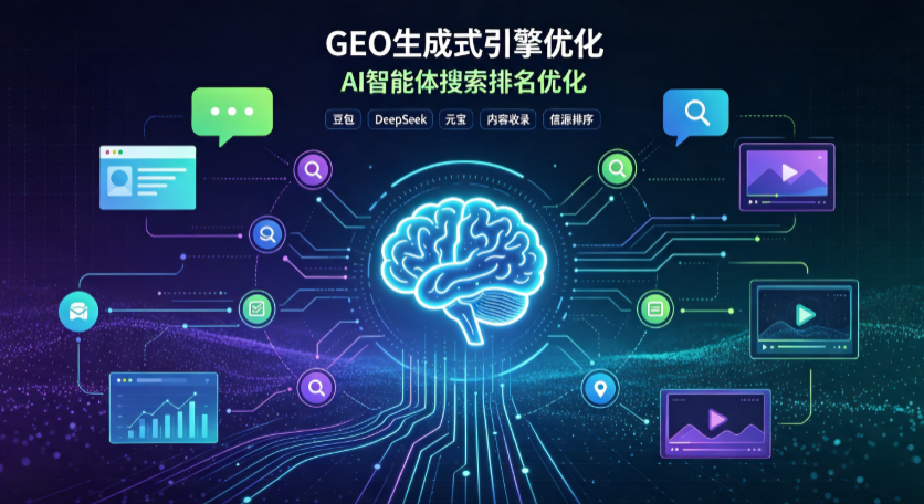 丰都县GEO 浪潮来袭：生成式引擎优化崛起，创作者争抢豆包、DeepSeek、元宝智能体流量入口